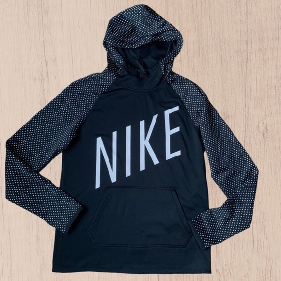 Women's Black Nike dri-fit hoodie - Picture 2 of 10